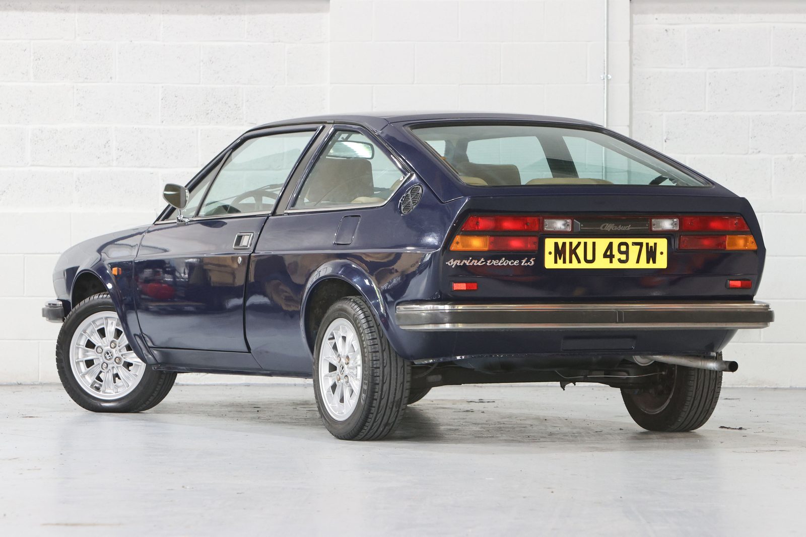 Alfasud Sprint Veloce rear three-quarter view